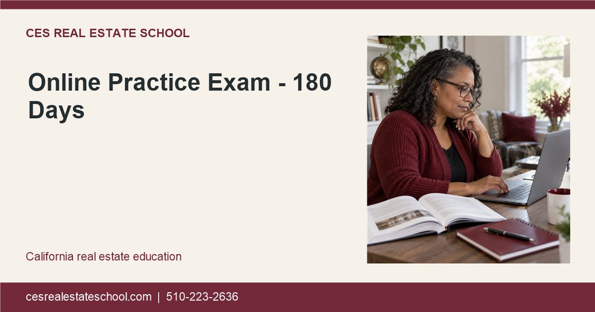Online Practice Exam - 180 Days — CES product overview